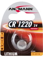 Batteri 3V Lithium 12,0x2,0mm Ansmann